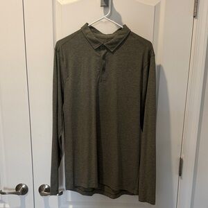 lululemon athletica Olive Polo Shirt